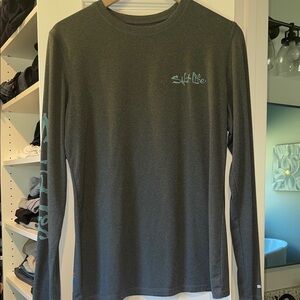Salt Life Charcoal Long Sleeve Shirt